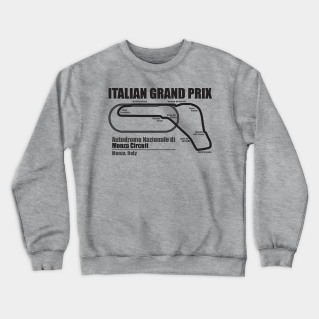 Italian Grand Prix LS Crewneck Sweatshirt by Chicanery